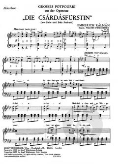 Die Csárdásfürstin von Emmerich Kálmán 