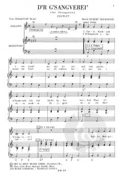 D'r G'sangverei' von Hubert Deuringer 