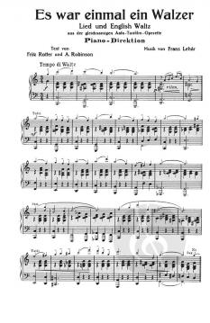 Es war einmal ein Walzer/Es gibt noch Märchen von Franz Lehár 