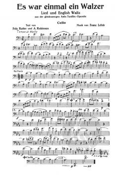 Es war einmal ein Walzer/Es gibt noch Märchen von Franz Lehár 