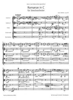 Romanze in C op. 42 von Jean Sibelius 