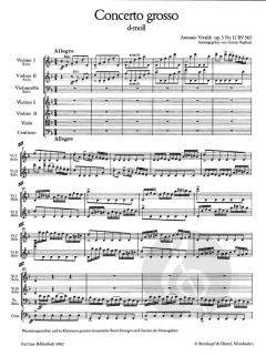 Concerto grosso d-moll op. 3/11 RV 565 von Antonio Vivaldi 
