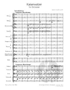 Kaiser-Walzer op. 437 von Johann Strauss (Vater) 