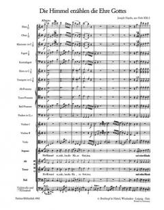 DIe Himmel erzählen die Ehre Gottes von Joseph Haydn 