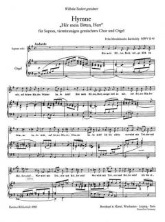 Hymne Hör mein Bitten, Herr (Felix Mendelssohn Bartholdy) 