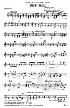 Gräfin Mariza von Emmerich Kalman 