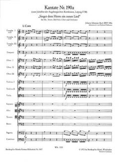 Singet dem Herrn ein neues Lied von Johann Sebastian Bach 