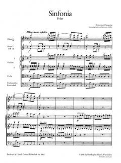 Sinfonia B-Dur von Domenico Cimarosa 