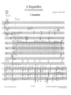 6 Bagatellen von Nikolaus A. Huber 