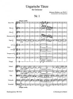 Ungarische Tänze von Johannes Brahms 