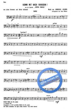 Komm mit nach Varasdin von Emmerich Kalman 