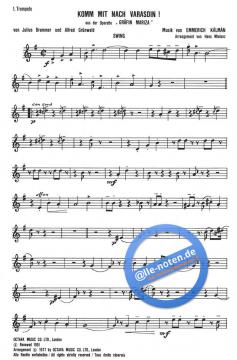 Komm mit nach Varasdin von Emmerich Kalman 