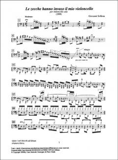 Le zecche hanno invaso il mio violoncello (1999) von Giovanni Sollima im Alle Noten Shop kaufen