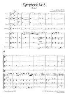 Symphonie Nr. 5 B-Dur D 485 von Franz Schubert 