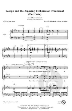 Joseph And The Amazing Technicolor Dreamcoat (Entr'acte) (Tim Rice) 