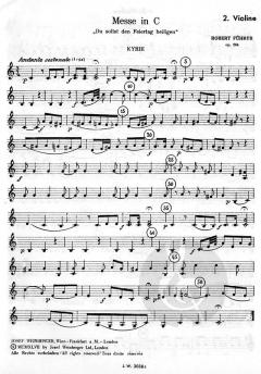 Missa C-dur op. 264 von Robert Führer 