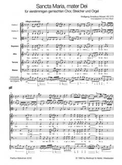 Sancta Maria, mater Dei KV 273 (W.A. Mozart) 