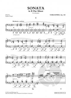 Piano Sonata b-moll op. 160 von York Bowen 