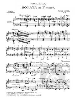 Piano Sonata f-moll op. 72 von York Bowen 