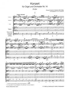 Orgelkonzert Nr. 14 A-Dur HWV 296a (Georg Friedrich Händel) 