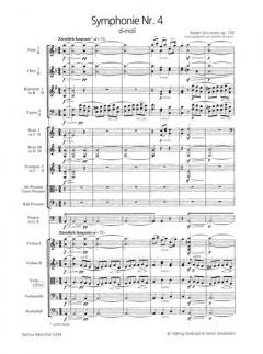 Symphonie Nr. 4 d-moll op. 120 von Robert Schumann 