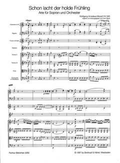 Schon lacht der holde Frühling KV 580 von Wolfgang Amadeus Mozart 