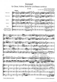 Konzert in d-Moll nach BWV 1060 (J.S. Bach) 