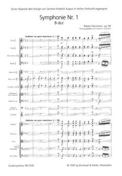 Symphonie Nr. 1 B-Dur op. 38 von Robert Schumann 
