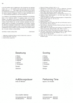 Symphonie Nr. 1 C-Dur op. 21 von Ludwig van Beethoven 