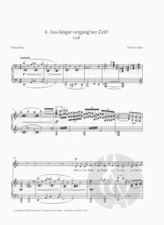 Sämtliche Kunstlieder von Franz Lehár 