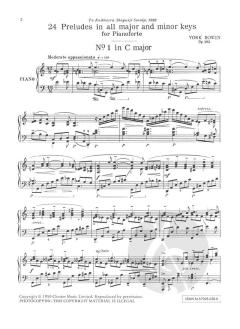 Twenty-Four Preludes in all Major and Minor Keys op. 102 von York Bowen 