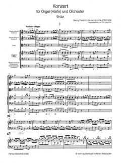 Orgelkonzert Nr. 6 B-Dur op. 4/6 HWV 294 von Georg Friedrich Händel 