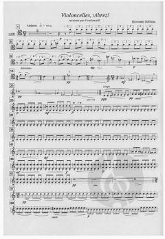 Violoncelles, Vibrez! (1999) von Giovanni Sollima im Alle Noten Shop kaufen (Partitur)