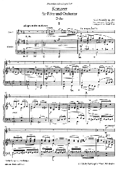 Flötenkonzert D-Dur op. 283 von Carl Reinecke 