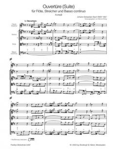 Ouvertüre (Suite) in h-Moll von Johann Sebastian Bach 