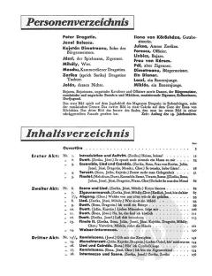 Zigeunerliebe von Franz Lehár 