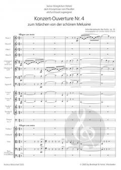 Märchen von der schönen Melusine op. 32 von Felix Mendelssohn Bartholdy 