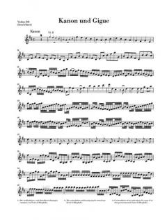 Kanon und Gigue D-dur von Johann Pachelbel für drei Violinen und Basso continuo im Alle Noten Shop kaufen (Einzelstimme) - HN1114