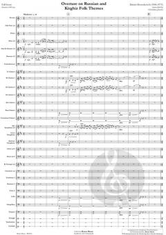 Overture On Russian And Kirghiz Folk Themes (Dmitri Schostakowitsch) 