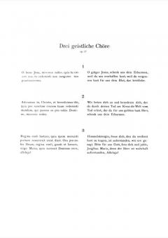 3 geistliche Chöre op. 37 (Johannes Brahms) 