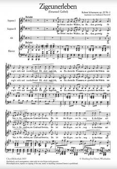 Zigeunerleben op. 29/3 (Robert Schumann) 