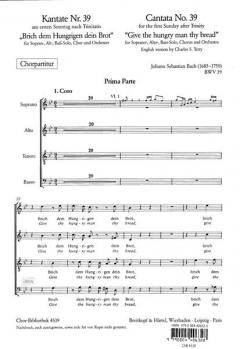 Brich dem Hungrigen dein Brot (J.S. Bach) 
