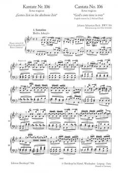 Gottes Zeit ist die allerbeste Zeit (J.S. Bach) 