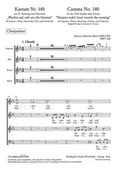 Wachet auf, ruft uns die Stimme (J.S. Bach) 