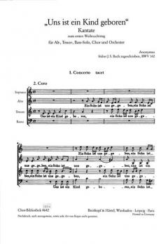 Uns ist ein Kind geboren (J.S. Bach) 