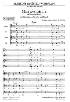 Missa solemnis in c-Moll/C-Dur KV 139 (W.A. Mozart) 