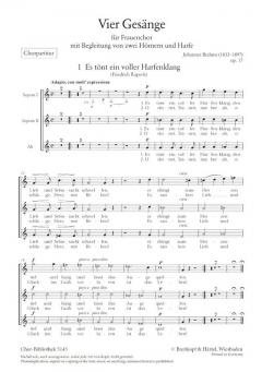 4 Gesänge op. 17 (Johannes Brahms) 
