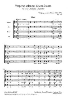 Vesperae solennes de confessore KV 339 (W.A. Mozart) 