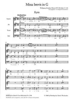 Missa brevis in G-dur KV 140 (W.A. Mozart) 