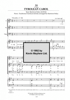 Carols Old & New - 100 Settings for SA and Men 